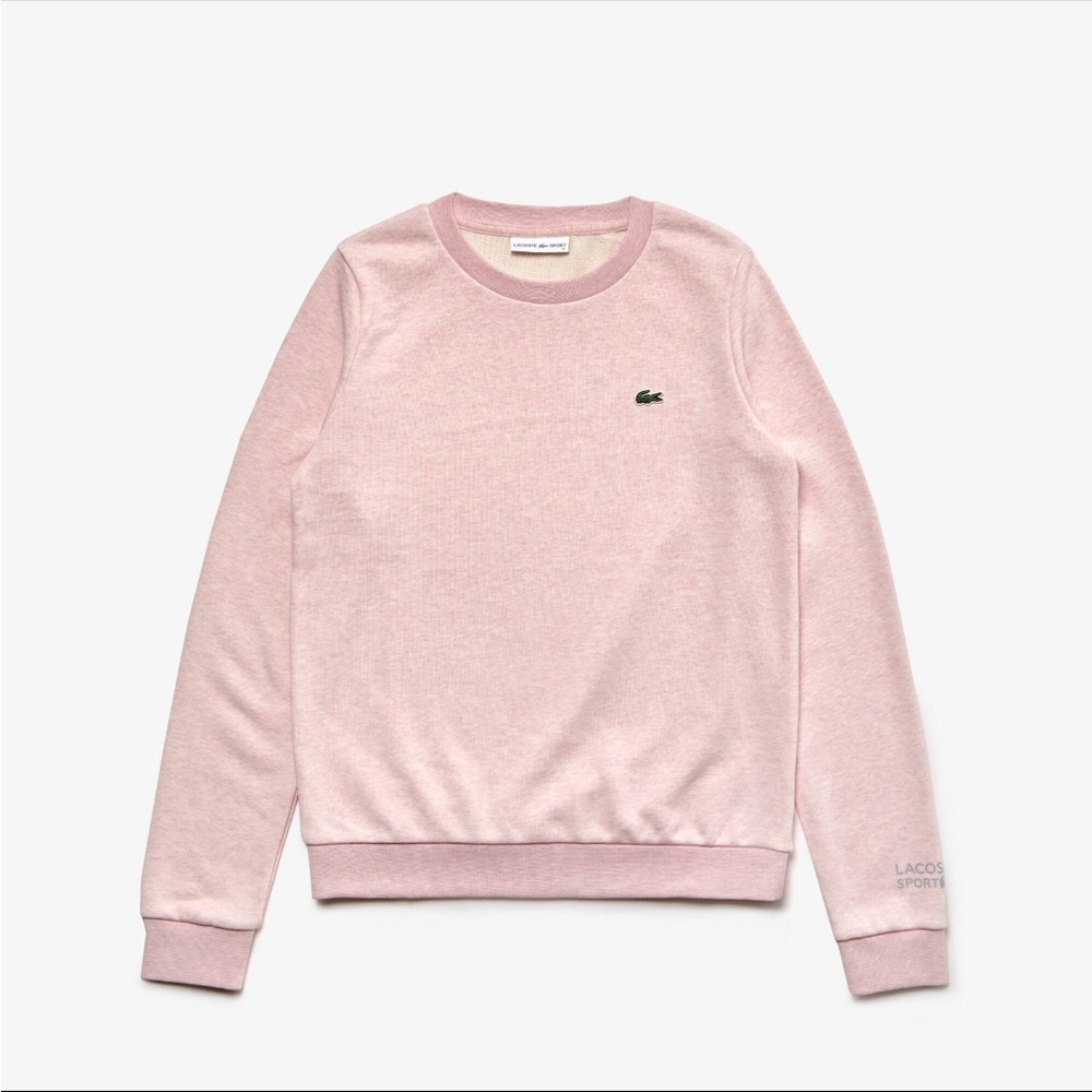 Lacoste Light Pink Sweatshirt with Logo